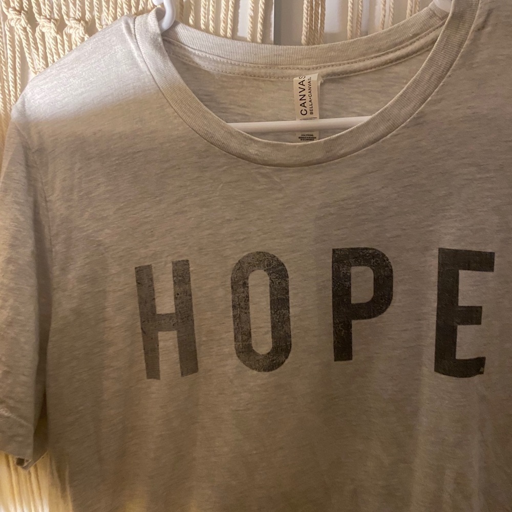 Bella + Canvas Hope Graphic Tee Etsy Size Large